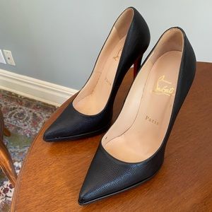 Pigalle louboutin black heels